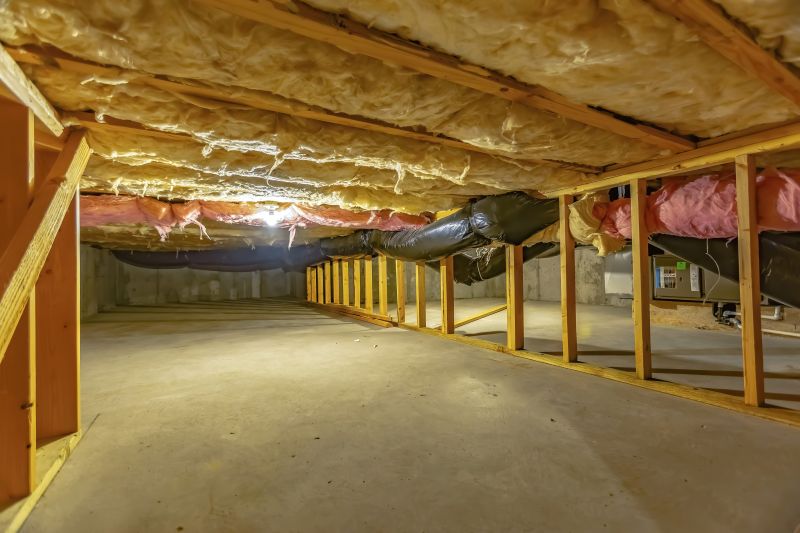 Bottom View of Encapsulated Crawlspace
